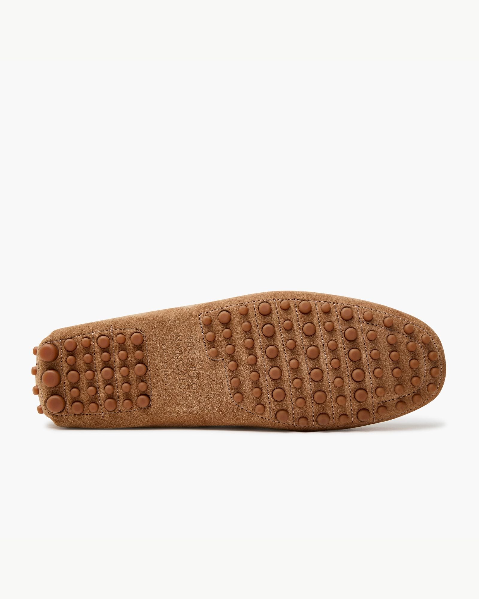 Mocassino Driving Shoes in Pelle Scamosciata Beige