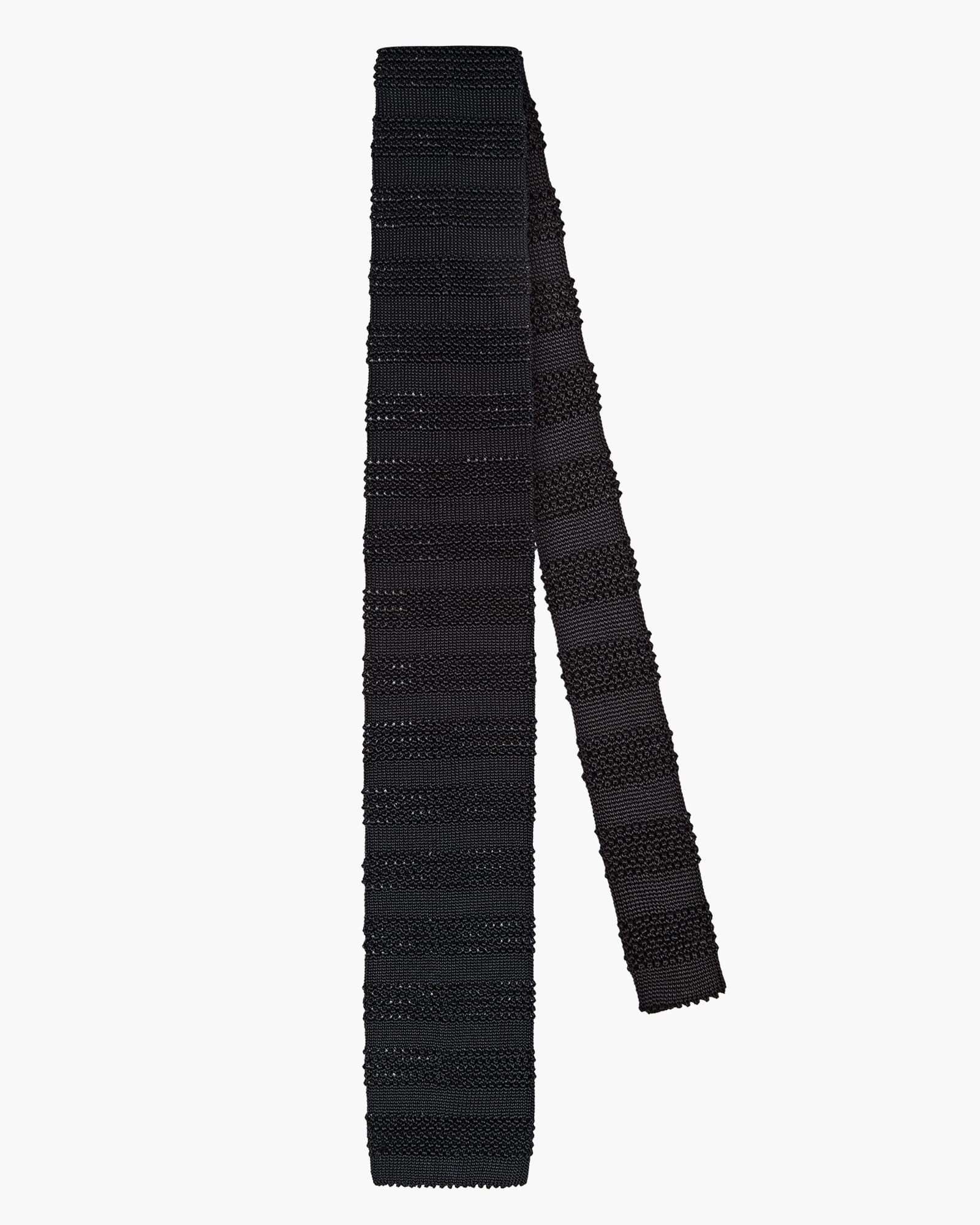 Cravatta Tricot in Maglia - Blu