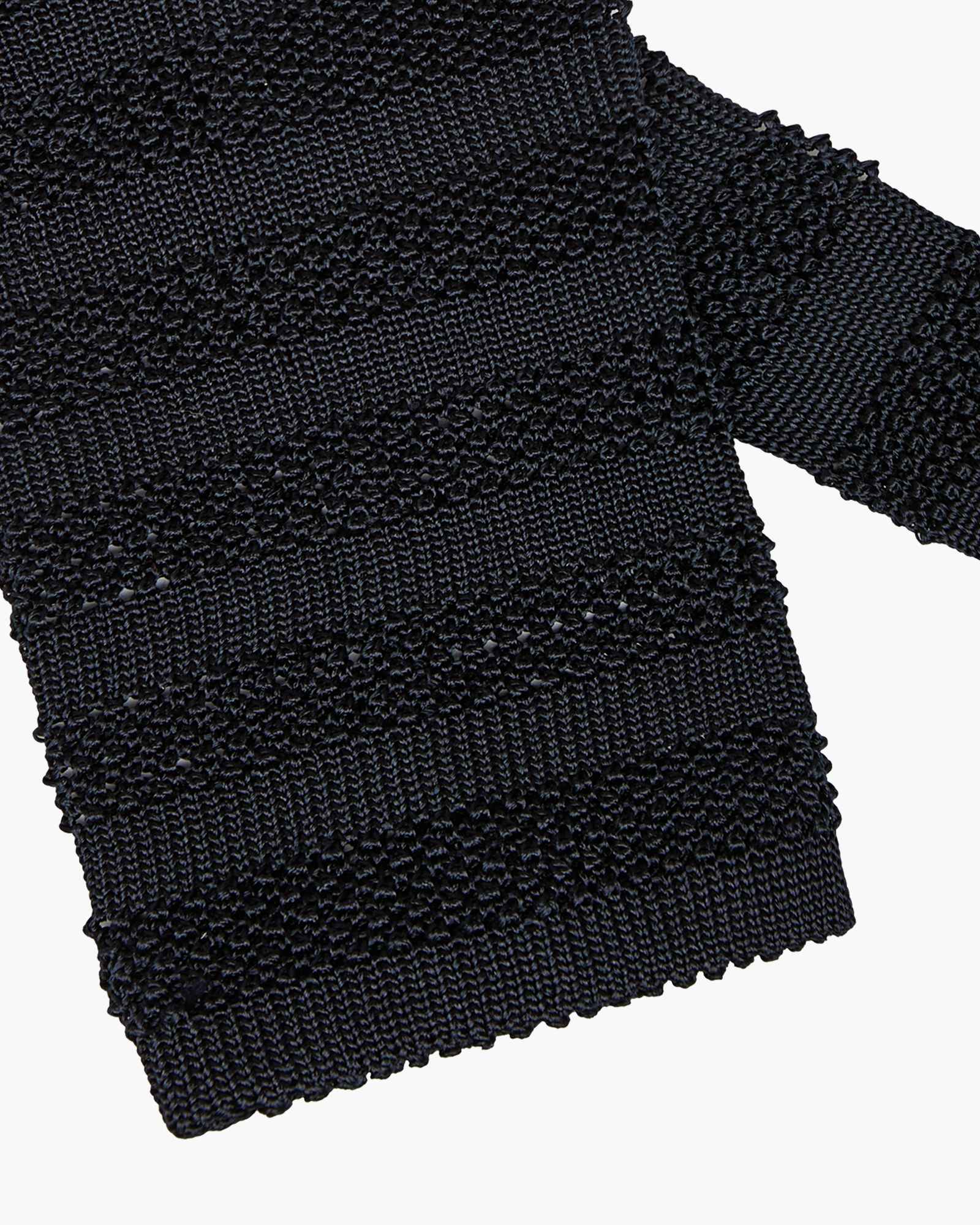 Cravatta Tricot in Maglia - Blu