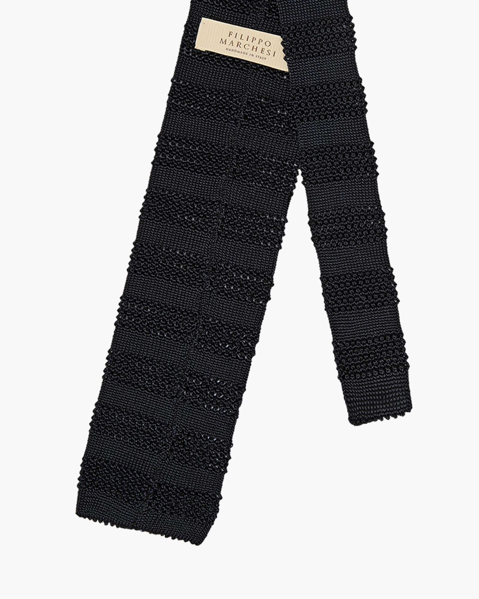 Cravatta Tricot in Maglia - Blu