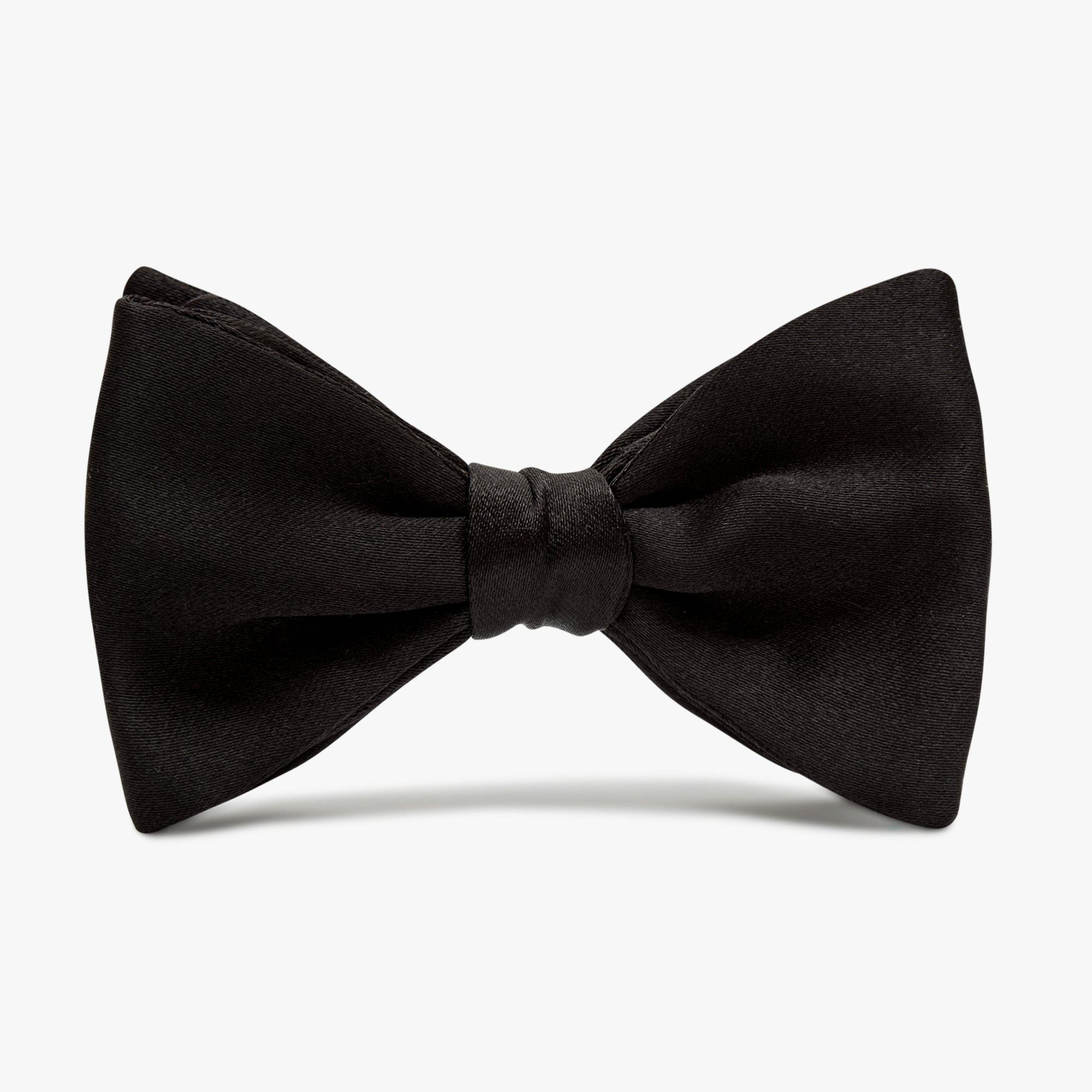 Papillon In Raso Di Seta - Nero