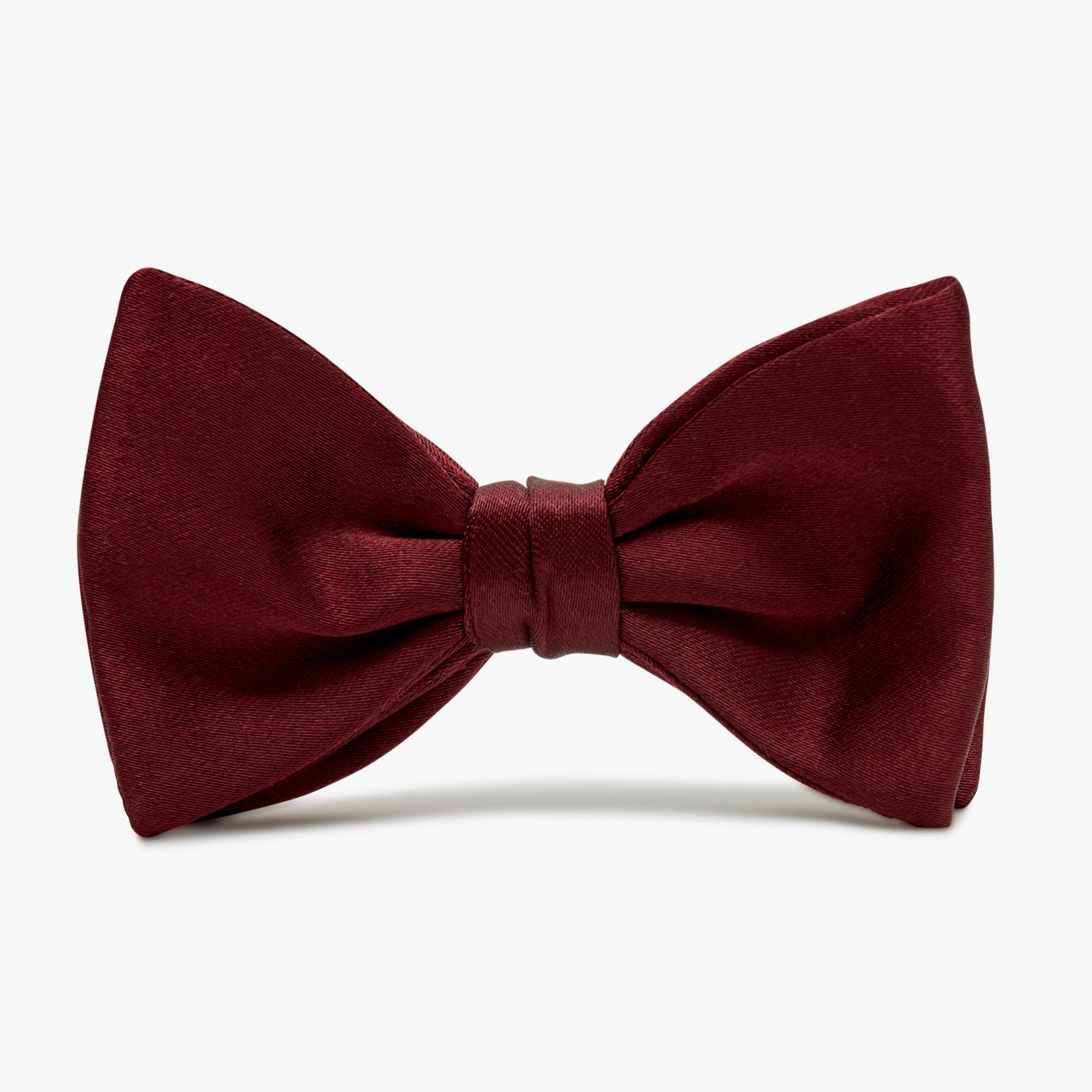 Papillon In Raso Di Seta - Bordeaux