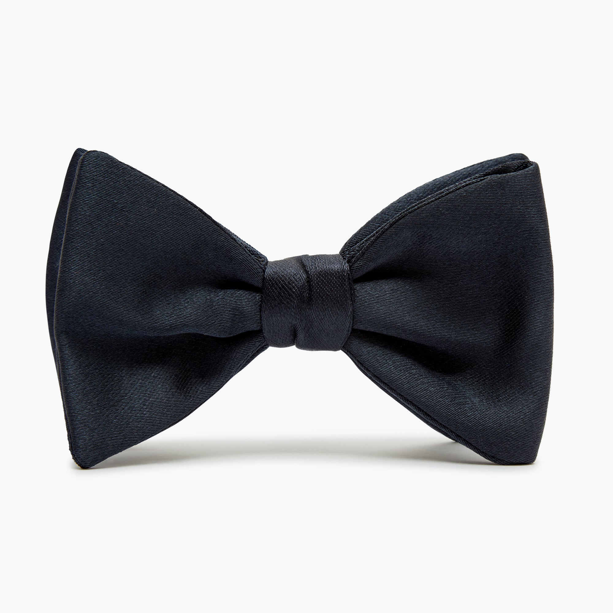 Papillon In Raso Di Seta - Blu Notte