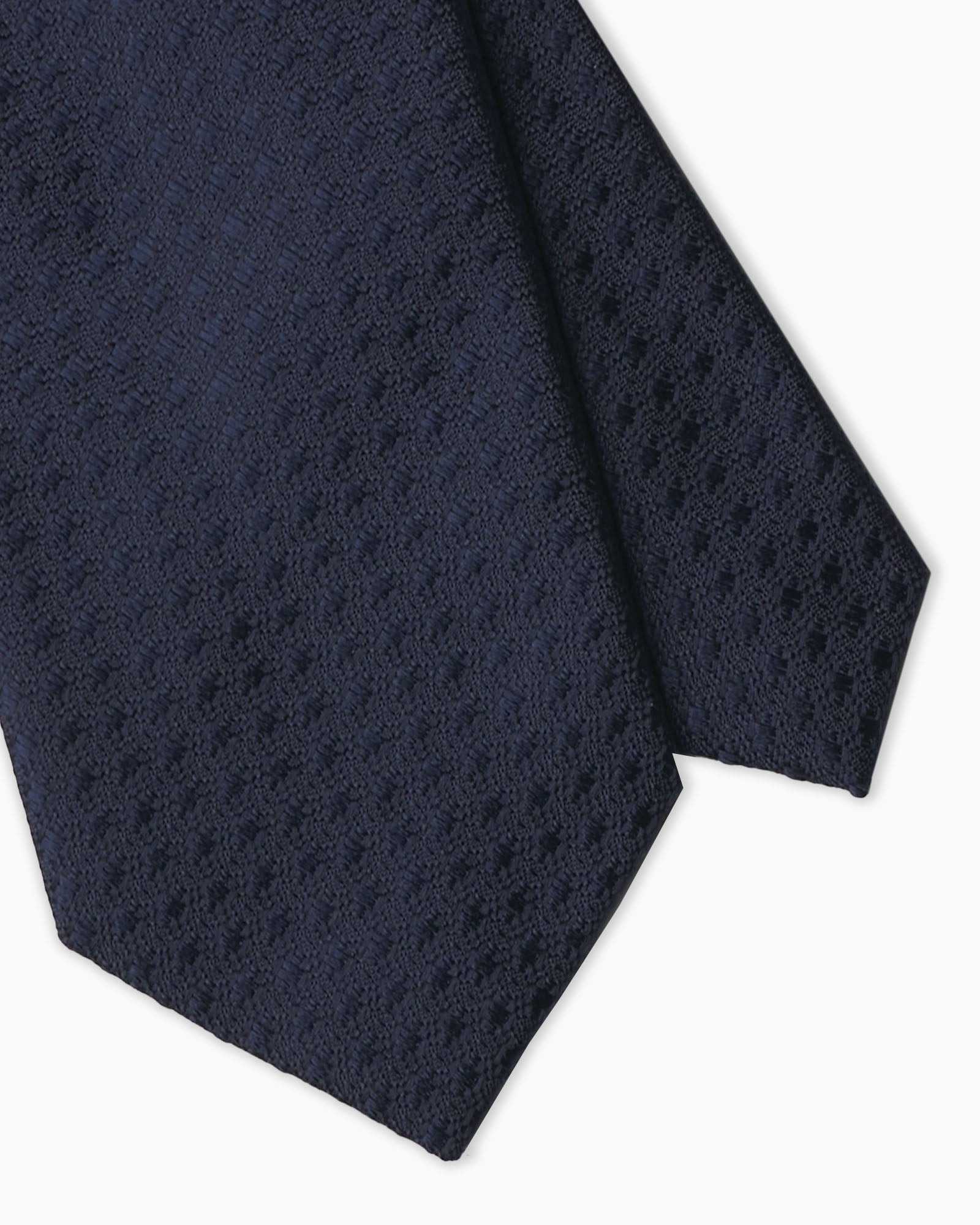 Cravatta in Seta Jacquard - Blu