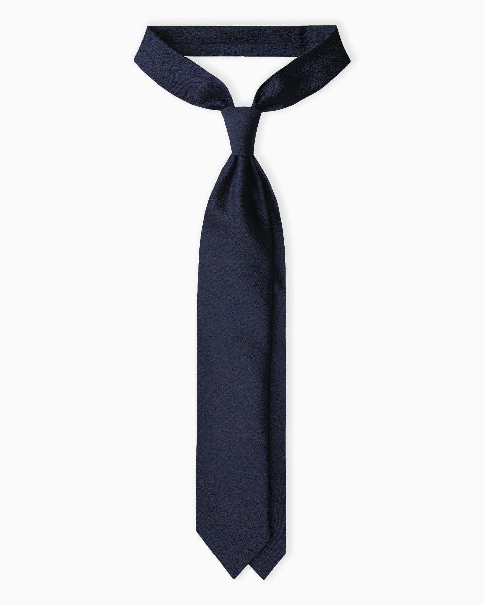 Cravatta in Seta Raso - Blu