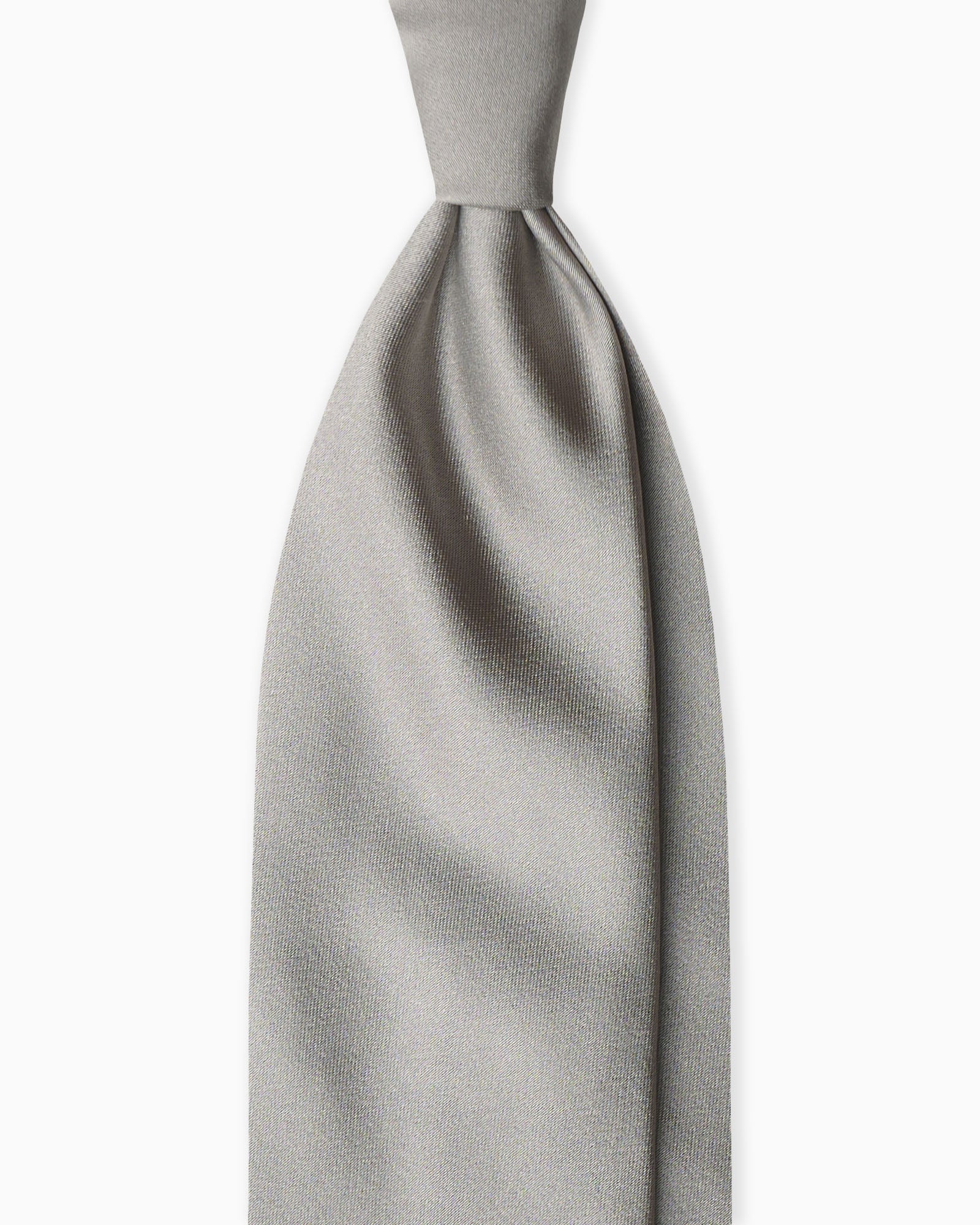 Cravatta in Seta Raso - Grigio