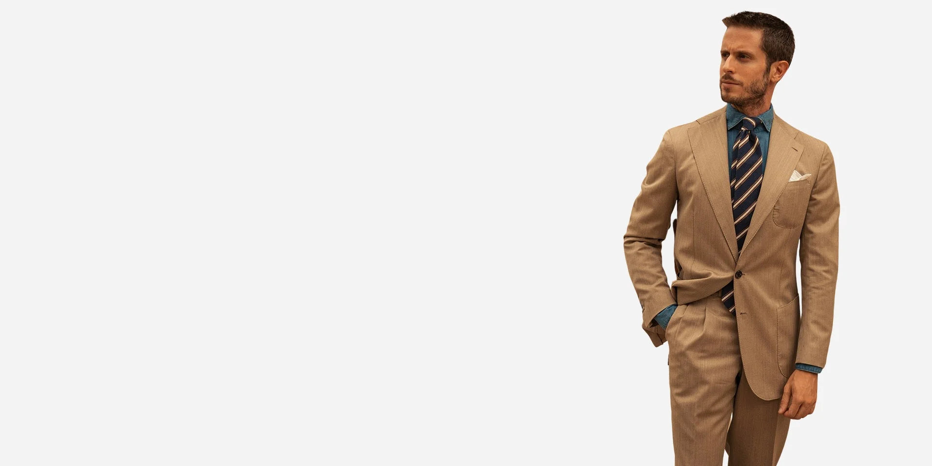 3 fold tie jacquard silk blue - cravatta 3 pieghe in seta jacquard blu