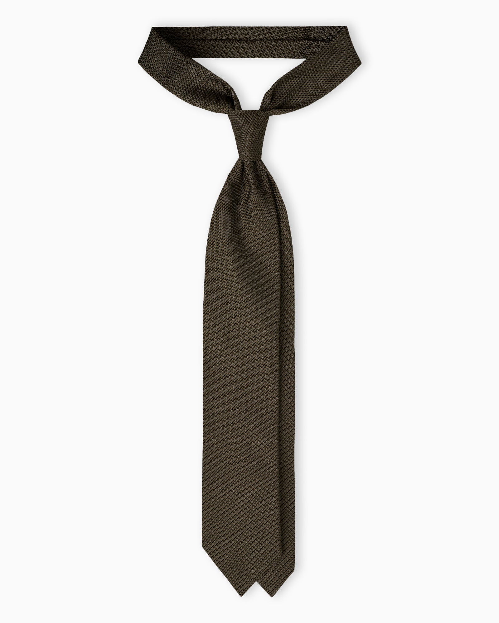3-Fold Grenadine Garza Fina Silk Tie - Green