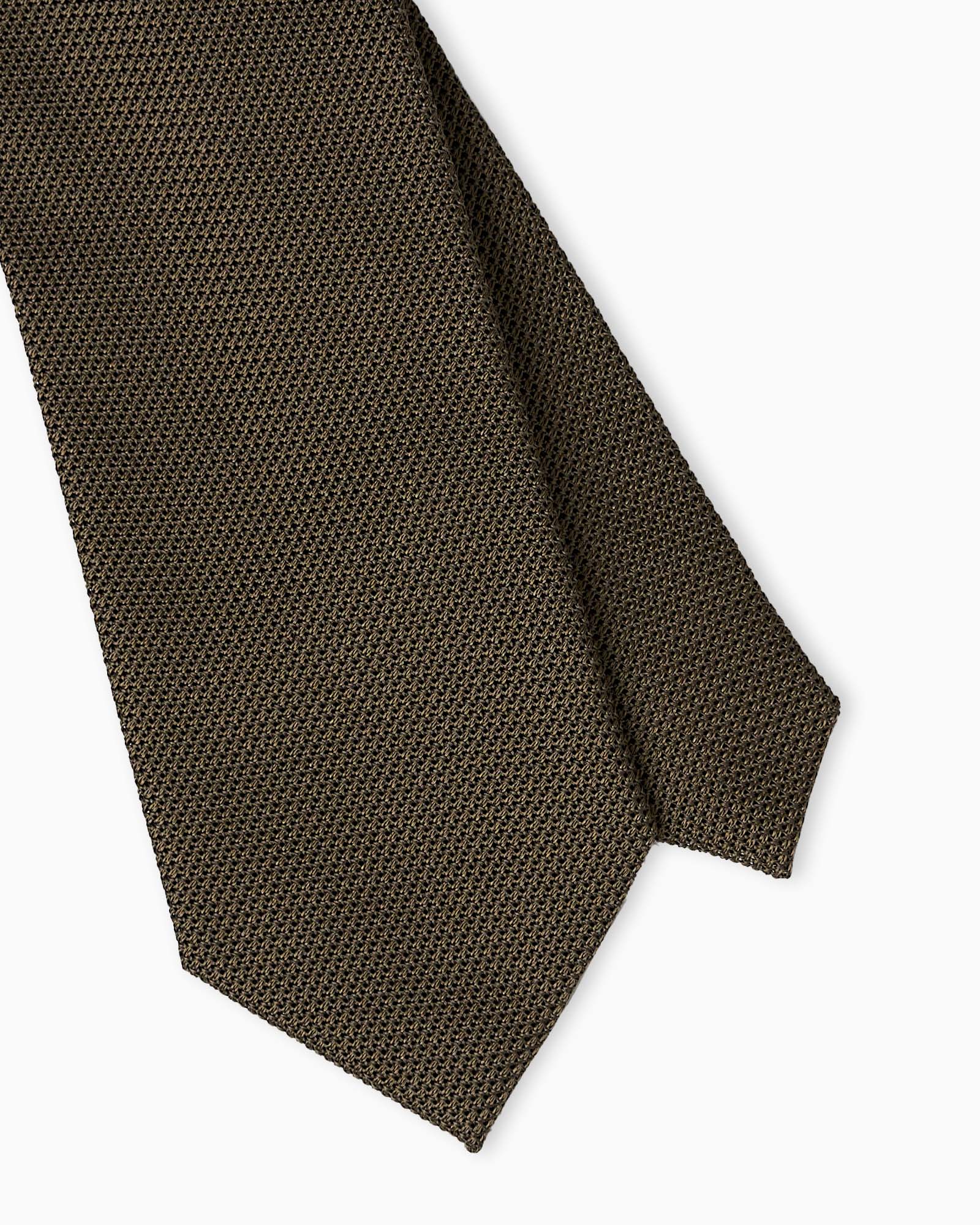 3-Fold Grenadine Garza Fina Silk Tie - Green