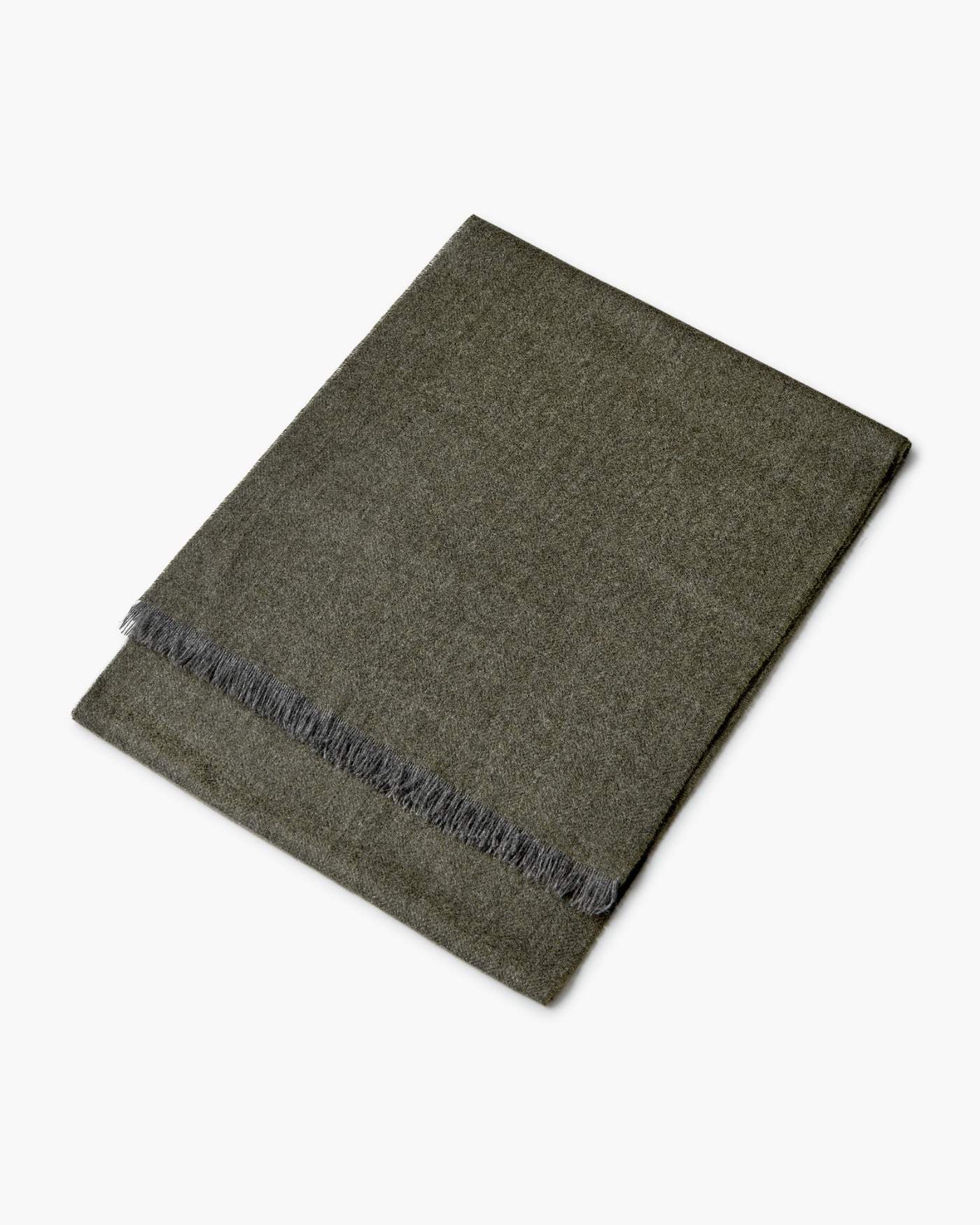 Sciarpa Herringbone In Cashmere - Verde