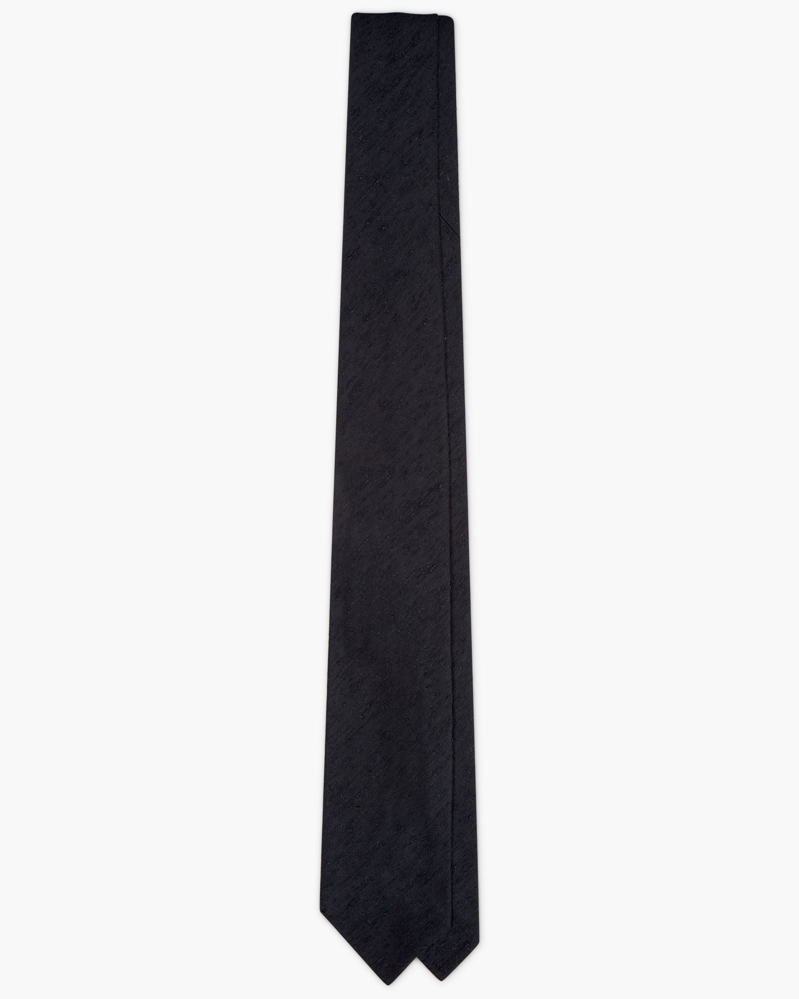 3-Fold Shantung Silk Tie - Blue