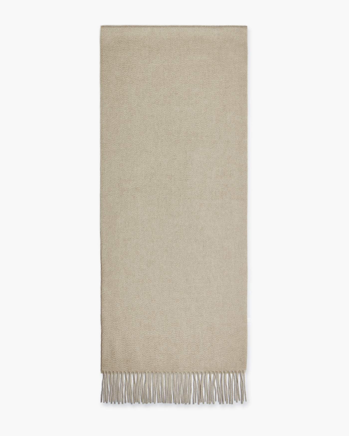 Sciarpa In Cashmere Two-Tone - Beige