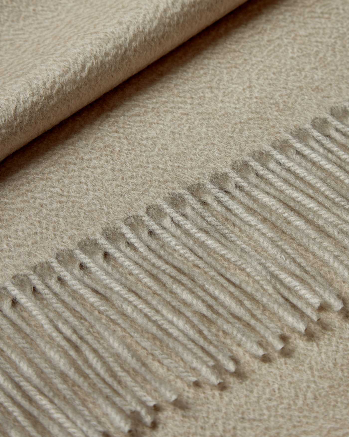 Sciarpa In Cashmere Two-Tone - Beige