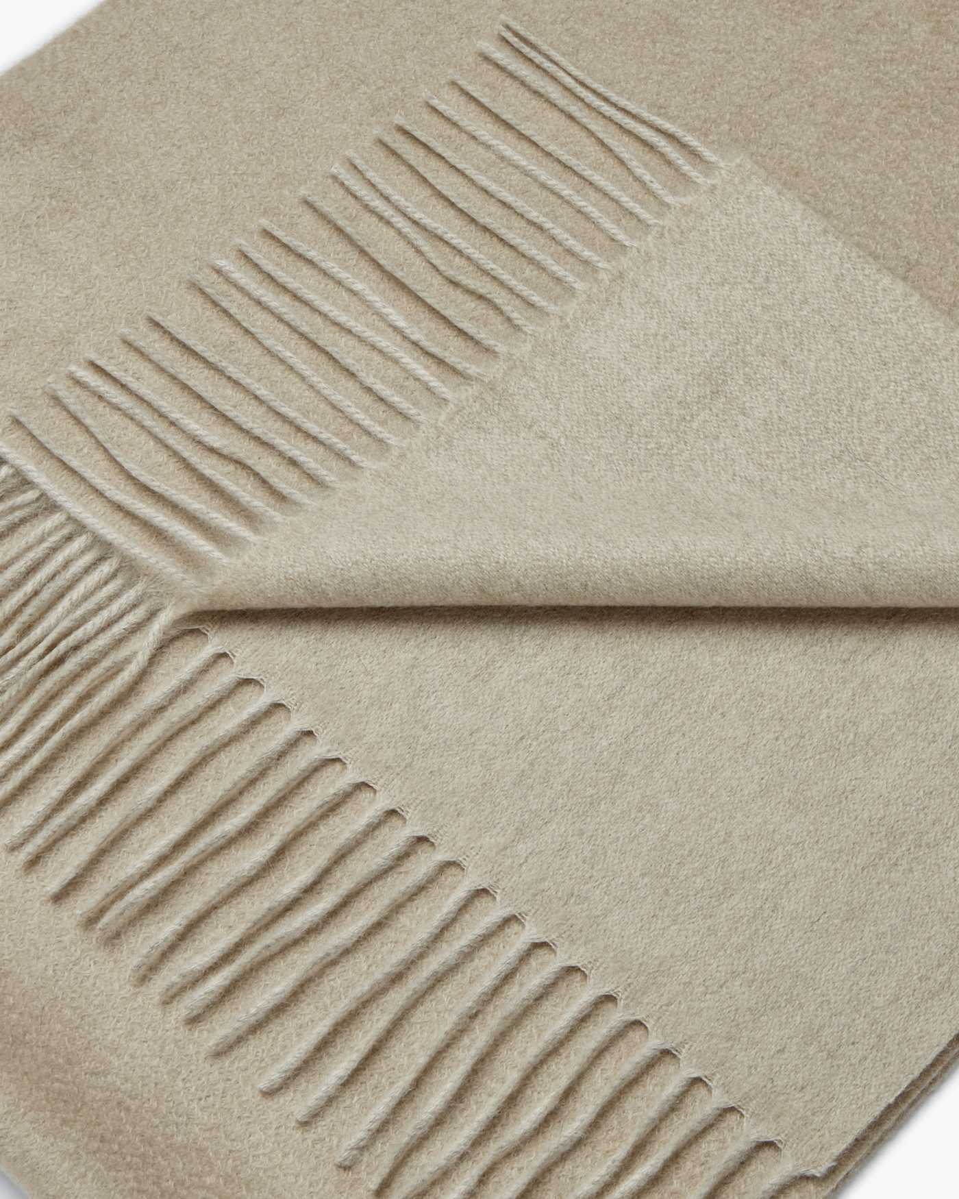 Sciarpa In Cashmere Two-Tone - Beige