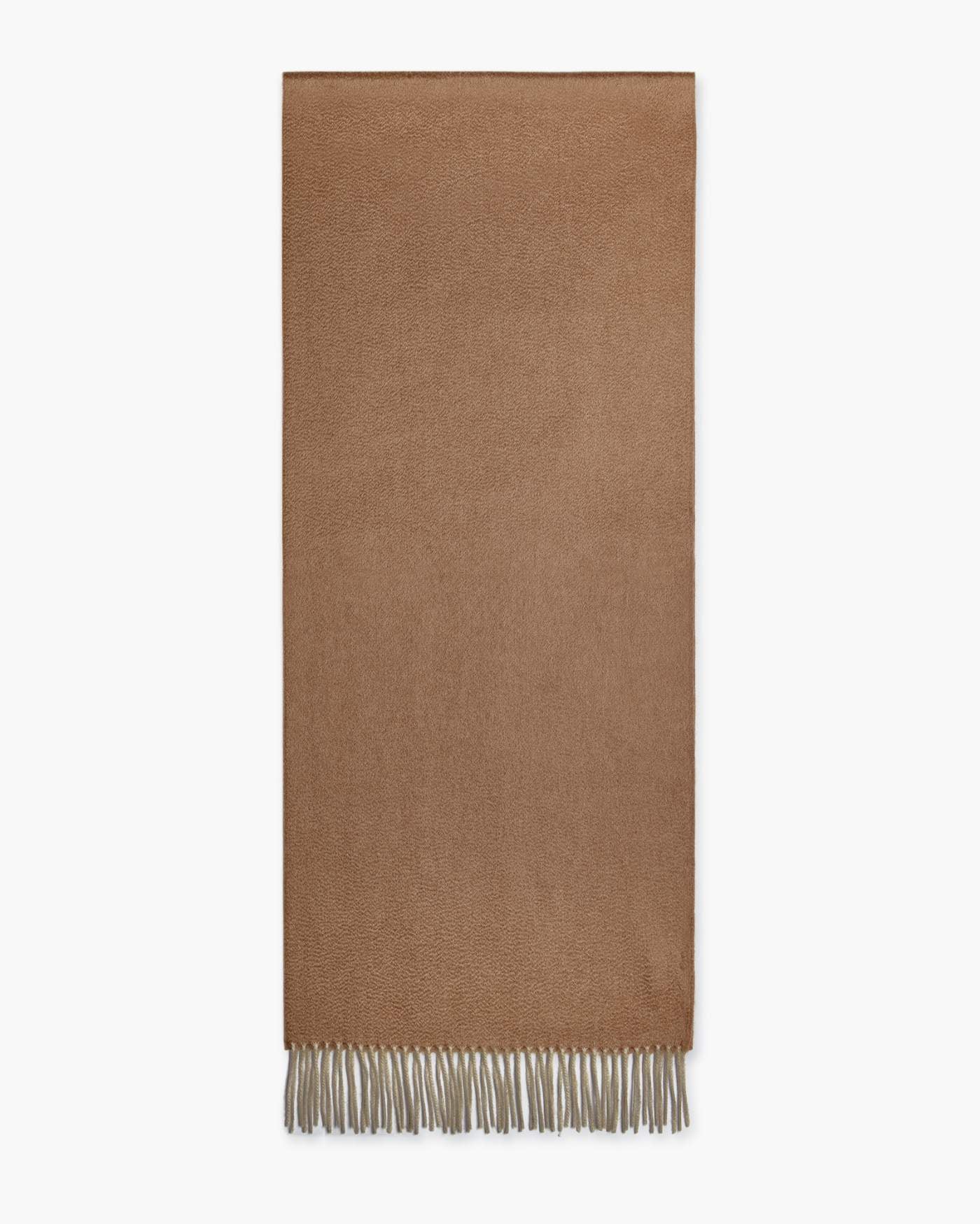 Sciarpa In Cashmere Two-Tone - Cammello