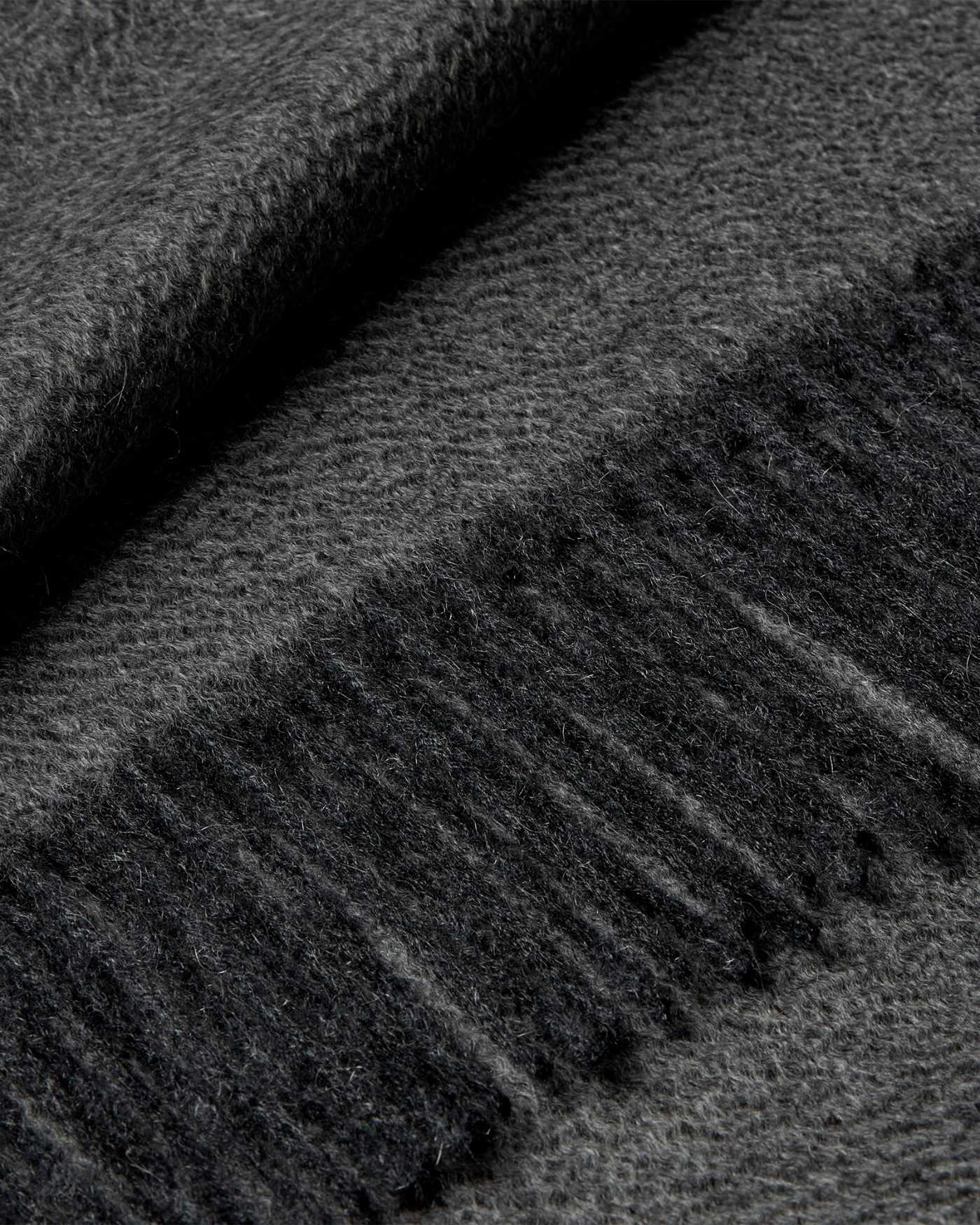 Sciarpa In Cashmere Two-Tone - Grigio Scuro