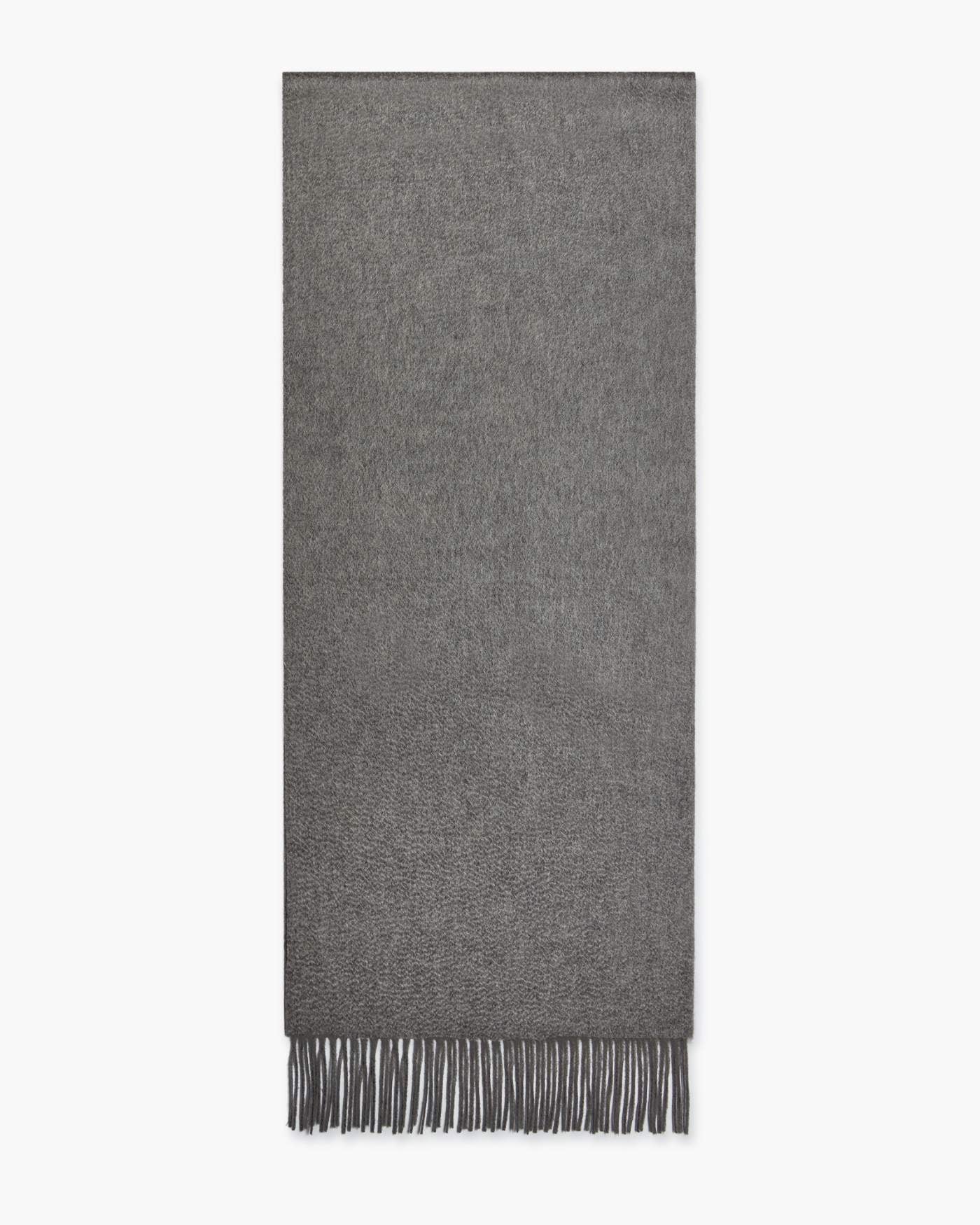 Sciarpa In Cashmere Two-Tone - Grigio