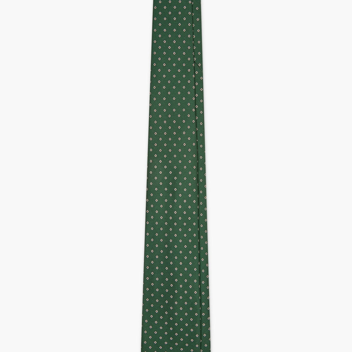Great British Tie Club Cravatta Ragazzo: Verde Bottiglia E Bianca, Chiusura Elastica - 3