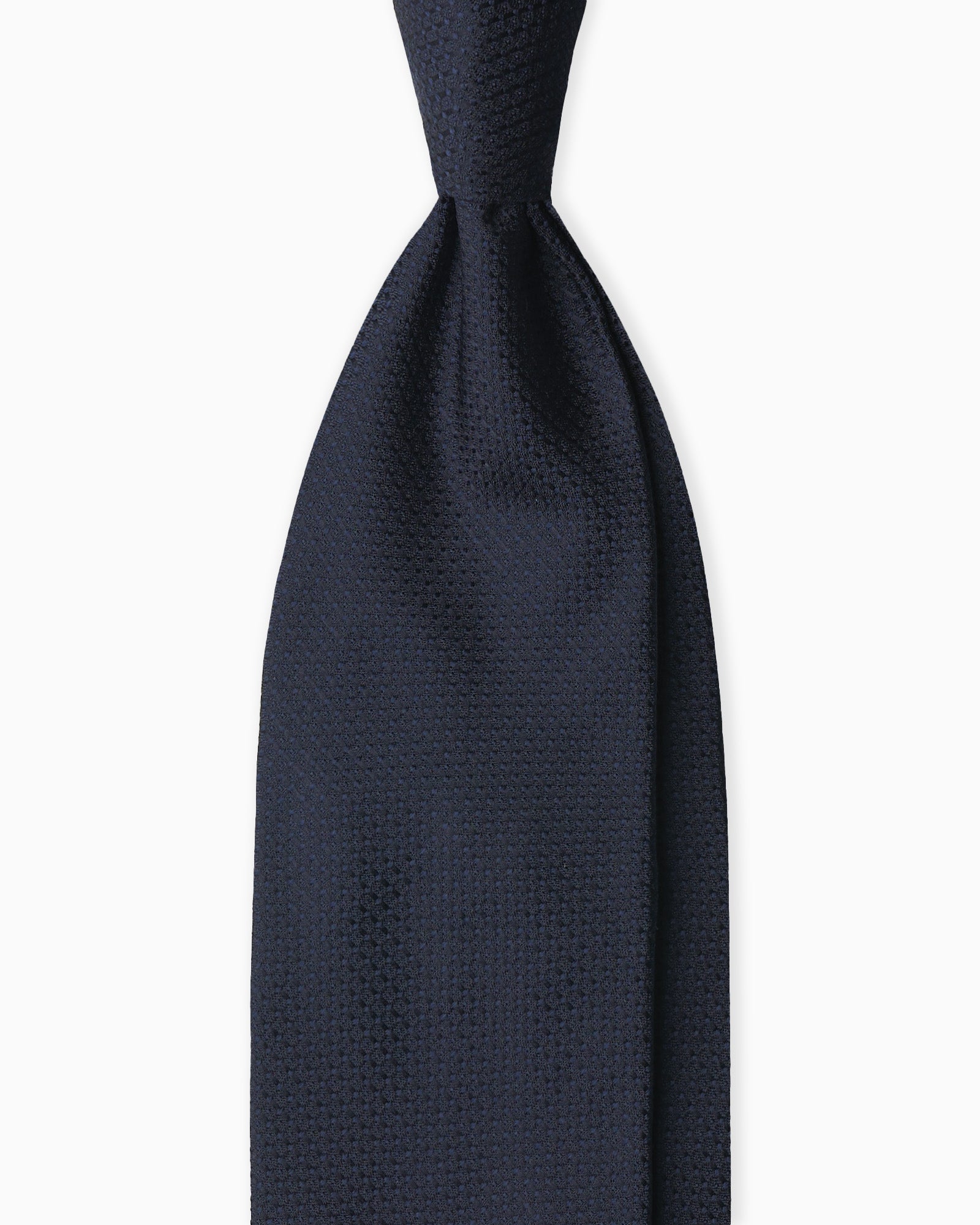 Cravatta in Seta Tessuta - Blu