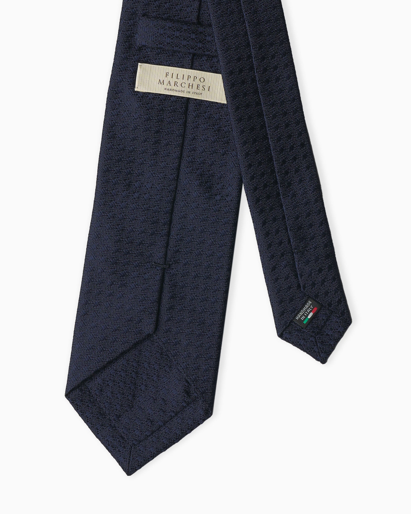 Cravatta in Seta Jacquard - Blu