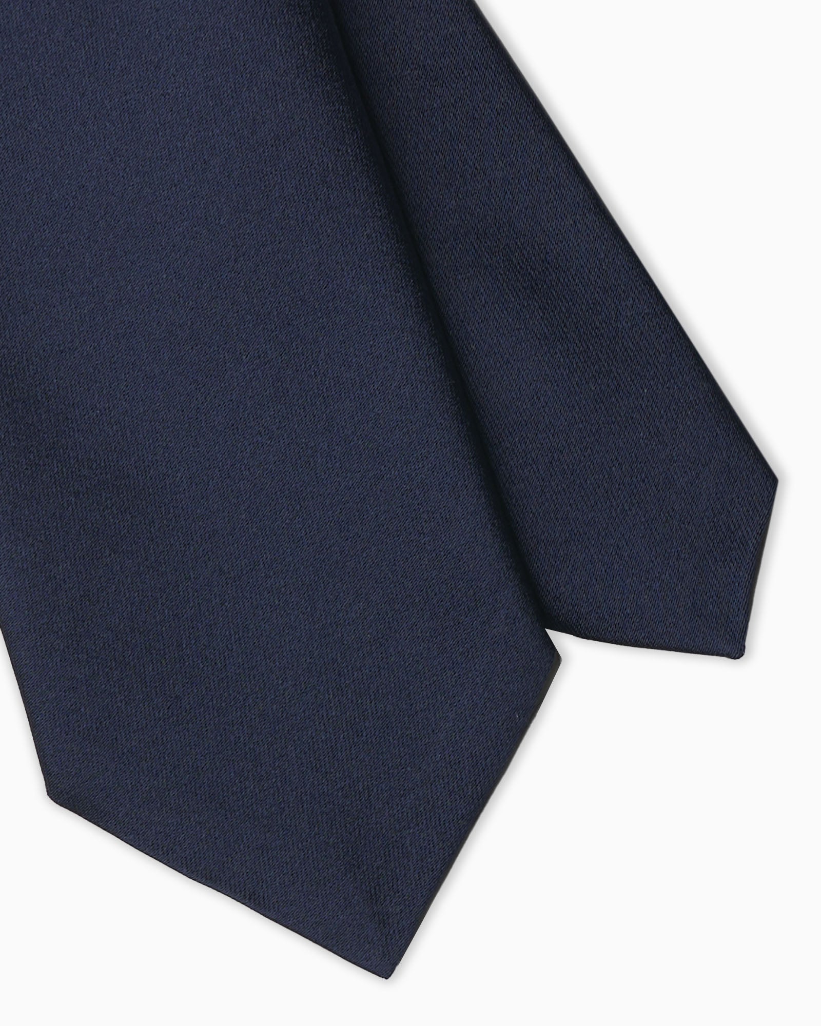 Cravatta in Seta Raso - Blu