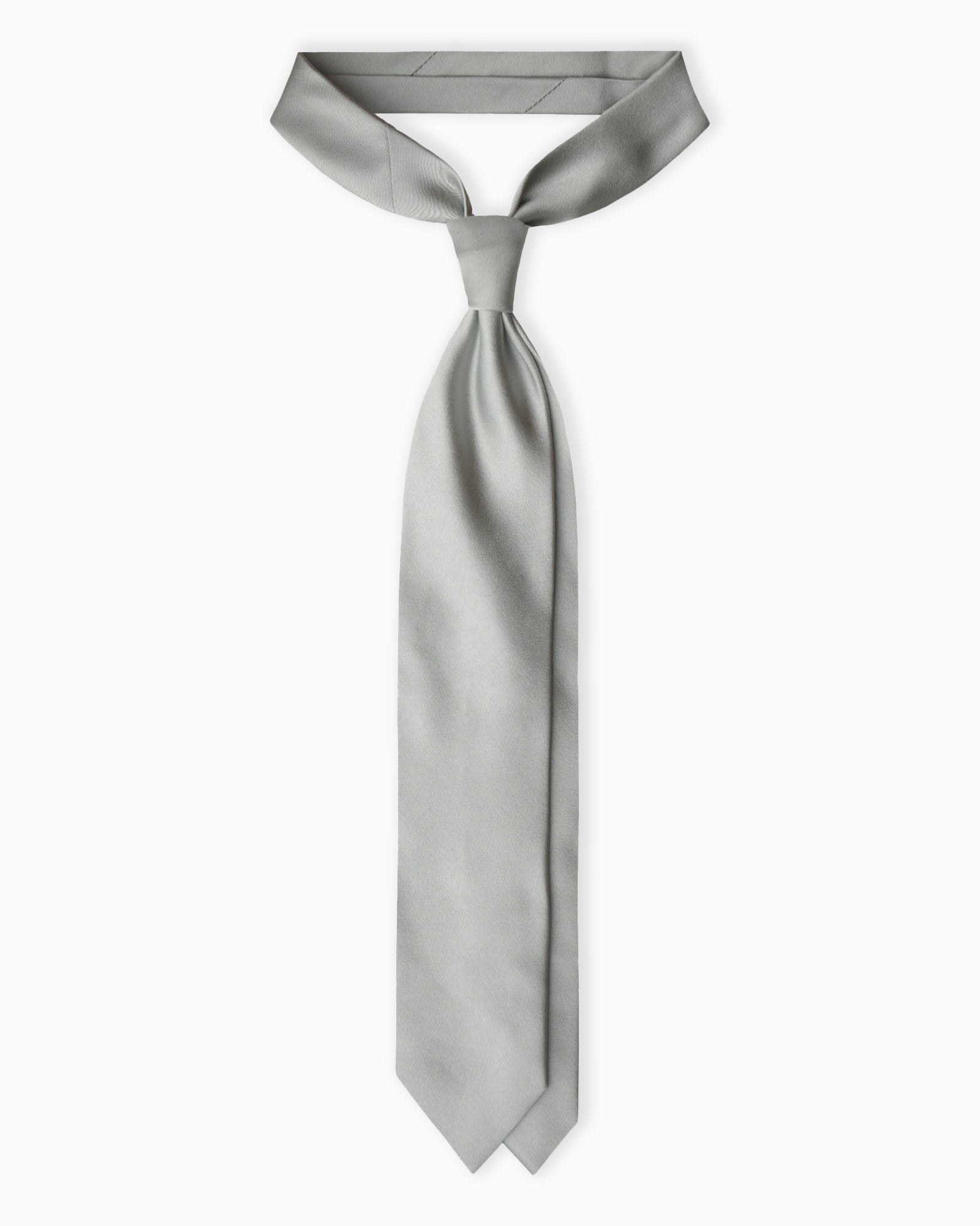 Cravatta in Seta Raso - Perla